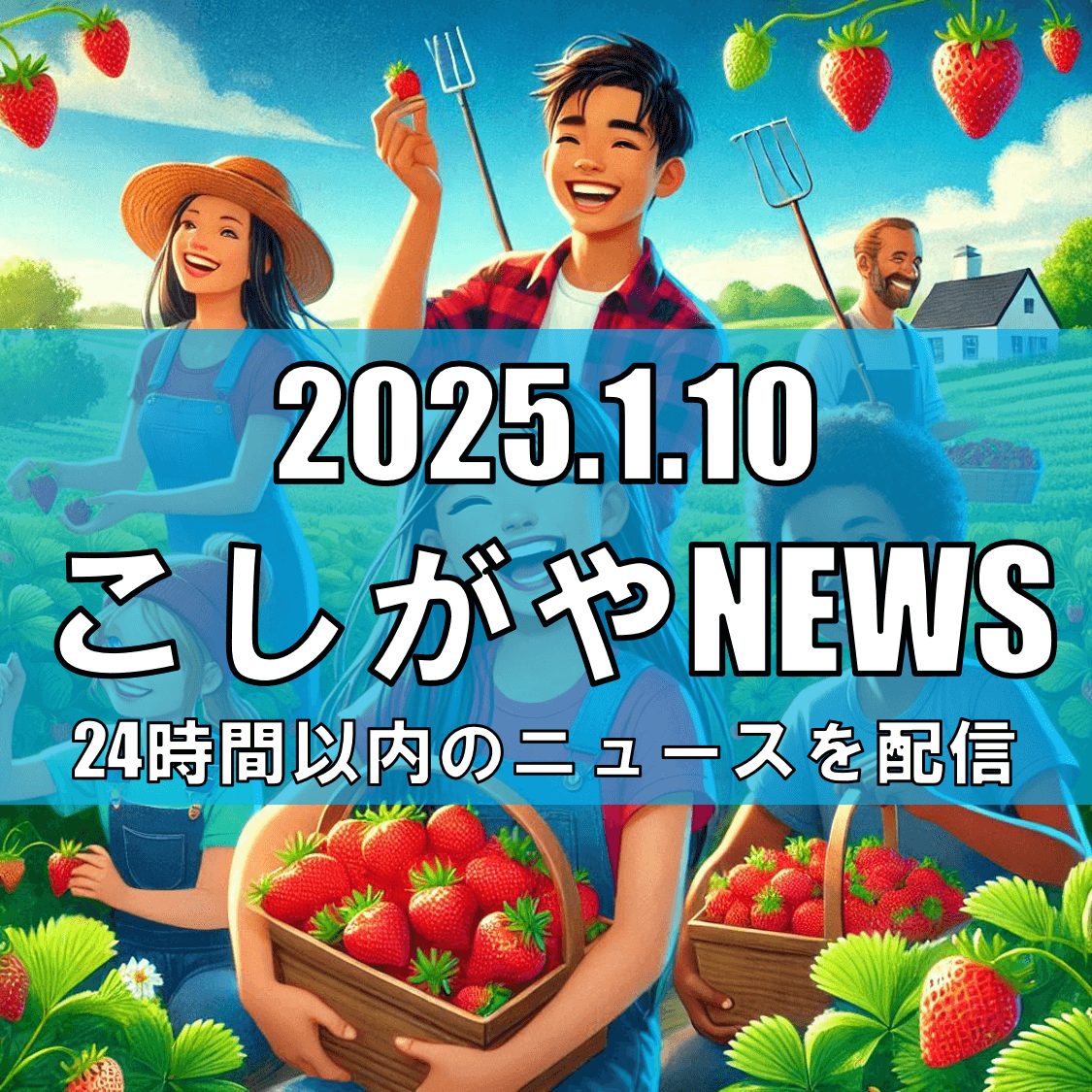 関東最大級のイチゴ狩り体験が今年もスタート！越谷市の「越谷いちごタウン」を満喫しよう【越谷ニュース】