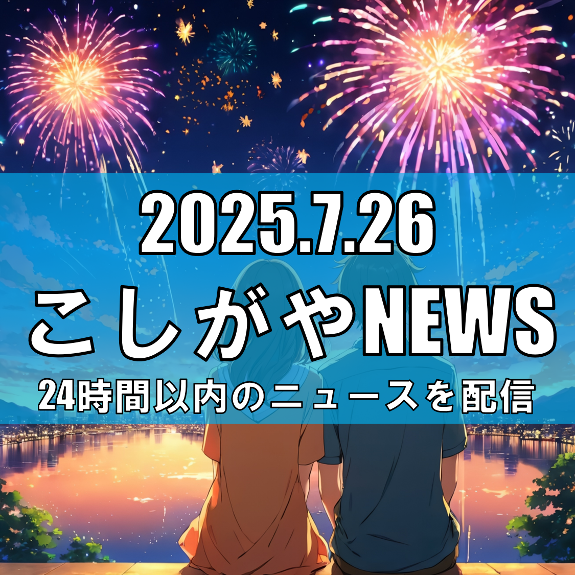 越谷花火大会、本日開催！五千発の夏夜の輝きが空を彩る【越谷ニュース】