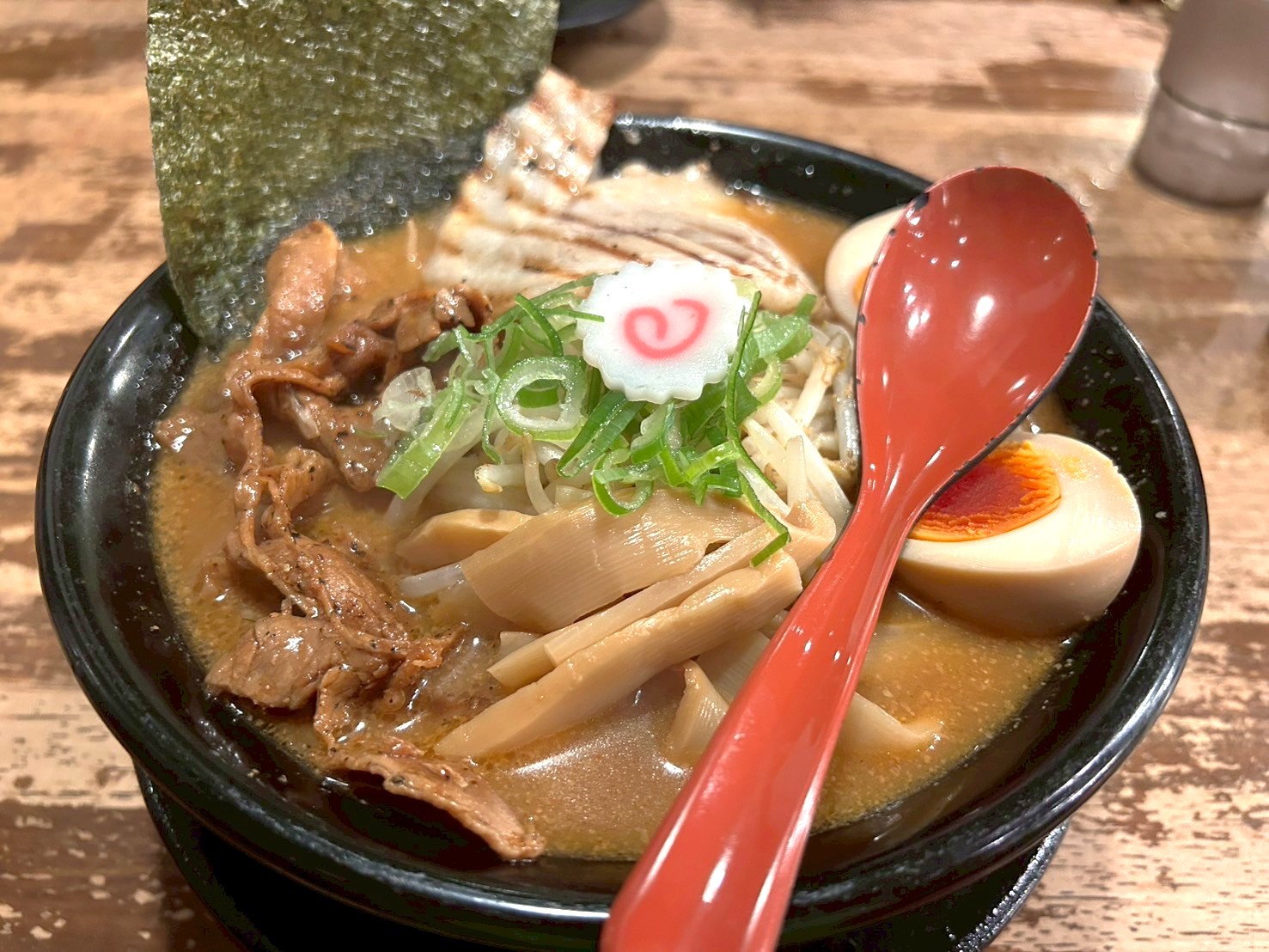 【和食の原点、味噌に特化！】大間野町にあるマルキン本舗大間野店で百年マルキン味噌ラーメンを食べてきました【がやてっくグルメ】