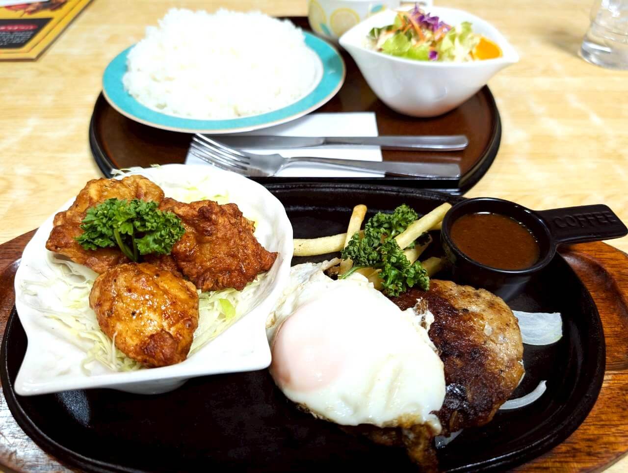 【新年初グルメ！】花田にある赤べこでA盛りセットを食べてきました【がやてっくグルメ】