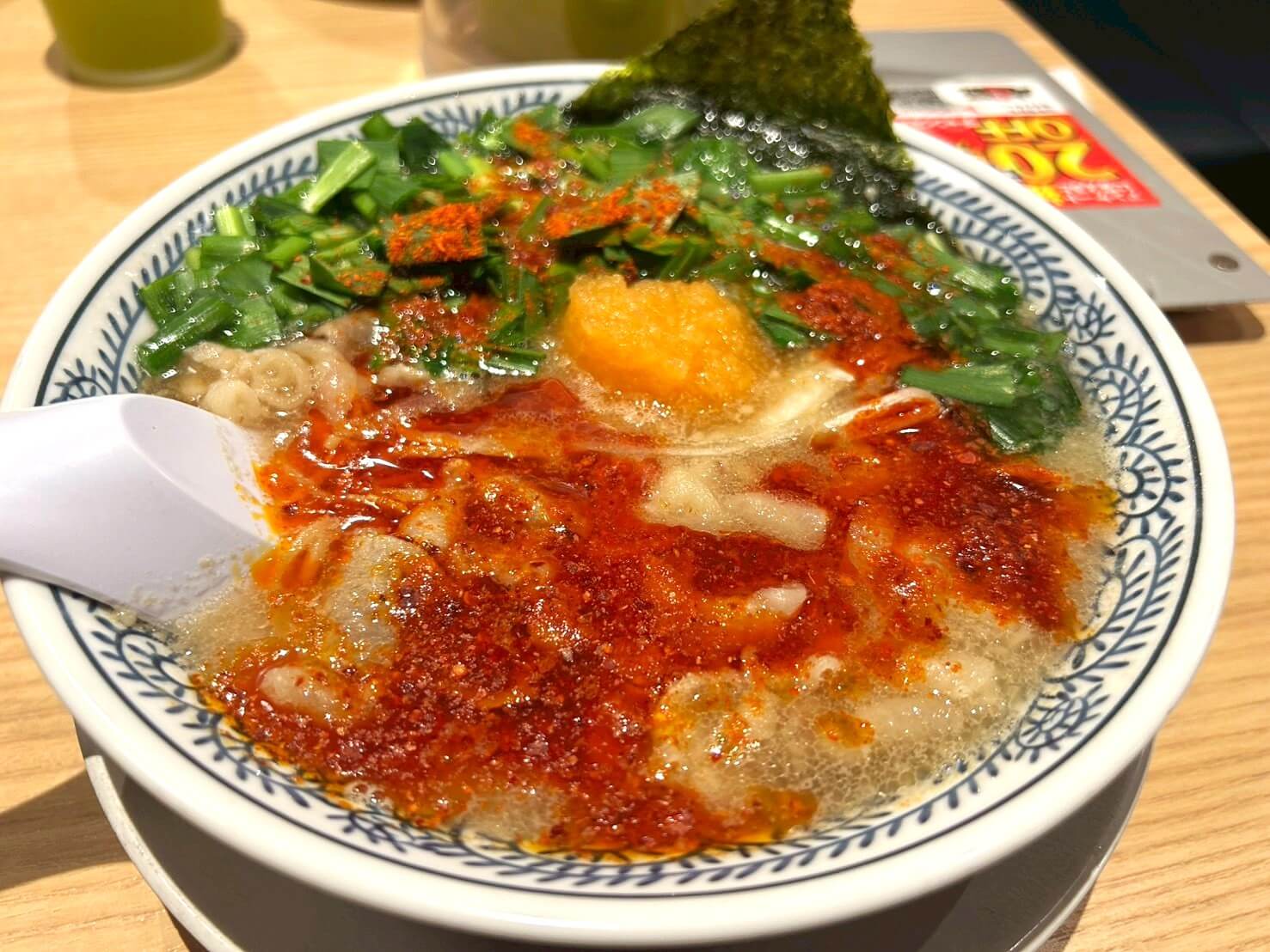 【体内を温めるピリ辛肉そば】丸源ラーメン新越谷店で辛肉そばを食べてきました!【がやてっくグルメ】