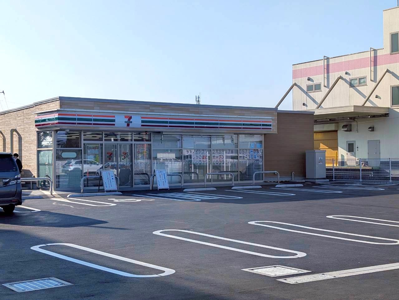 【本日グランドオープン】2026年2月26日、南荻島にセブンイレブン越谷しらこばと公園東店がオープンしました【がやてっく開店】