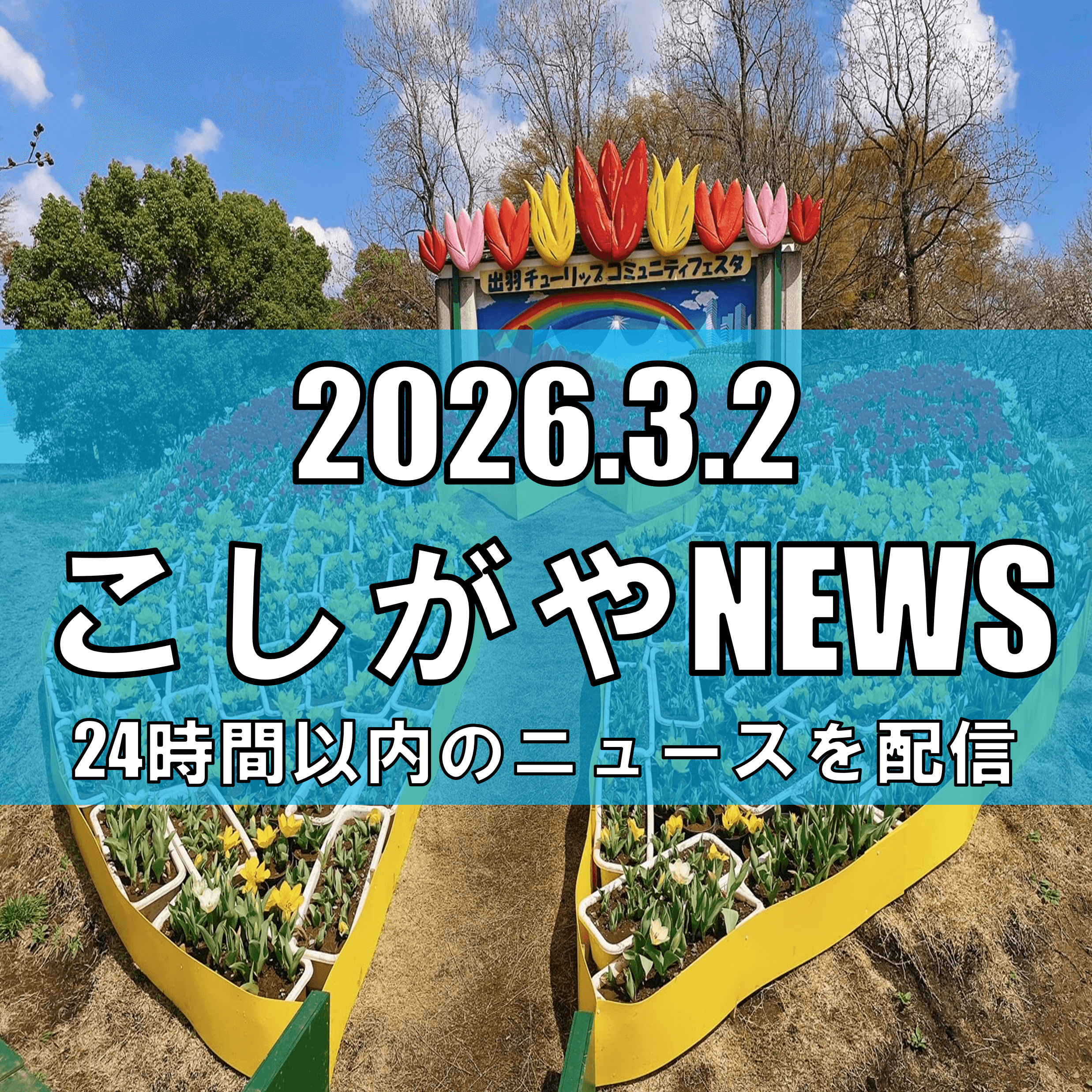 5万本のチューリップが春を彩る/「出羽チューリップコミュニティフェスタ2026」...