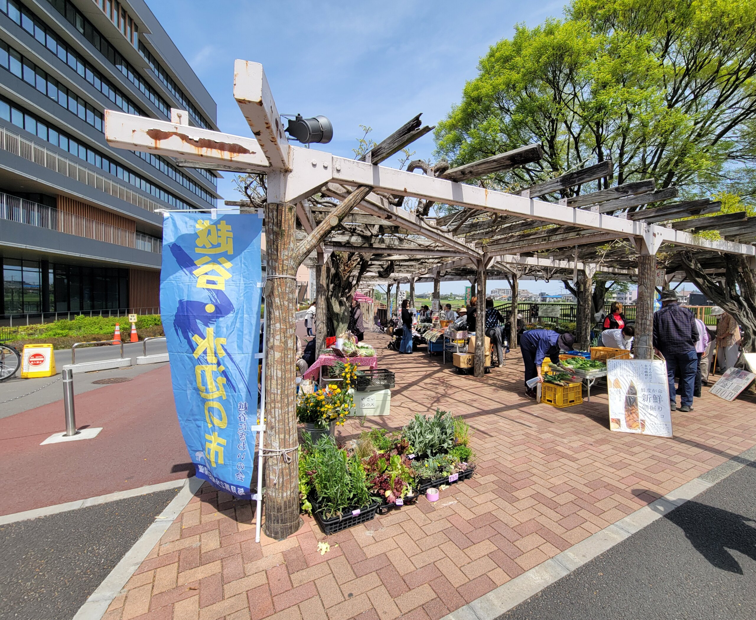 4月14日、越谷水辺の市行って来ました【がやてっくイン】