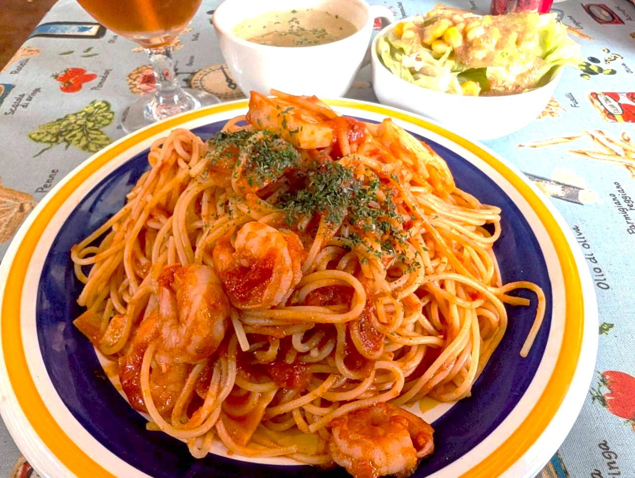 【どこか懐かしい洋食ランチ】蒲生東町にある「ペコリーノ」でスパゲッティーランチを食べてきました【がやてっくグルメ】