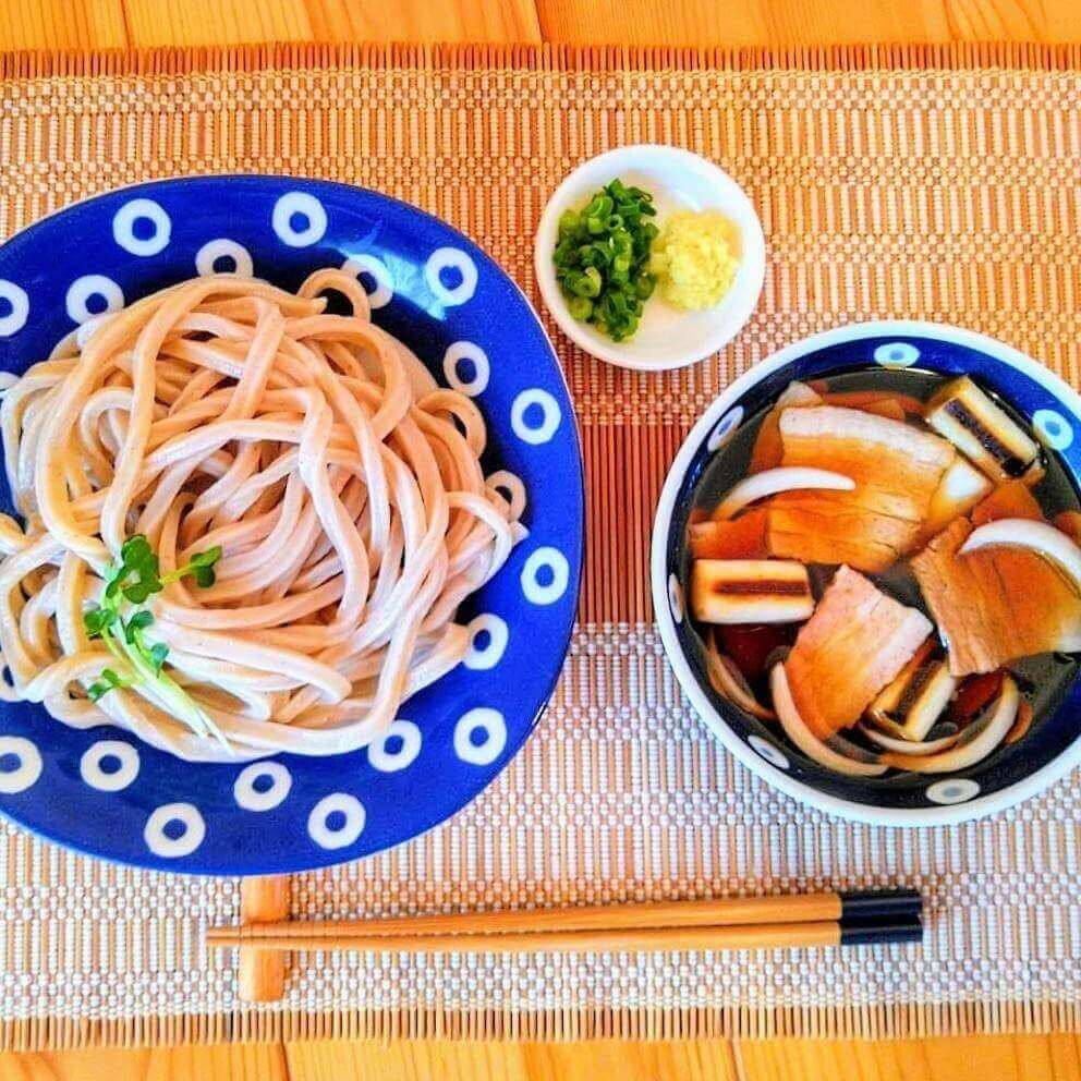 【クセになるモチコシ食感！】武蔵野うどん越ヶ家さんの肉汁つけうどん【がやてっくPR】