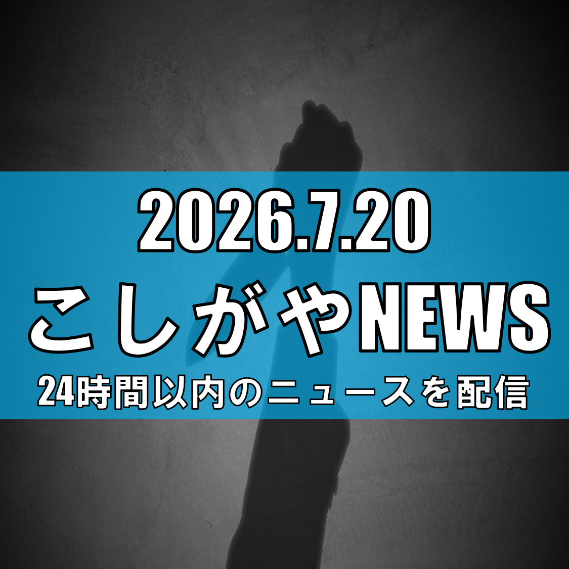 【東越谷4丁目で刃物所持の疑い】包丁のような物を持った男が目撃される、7月18日夜【越谷ニュース】