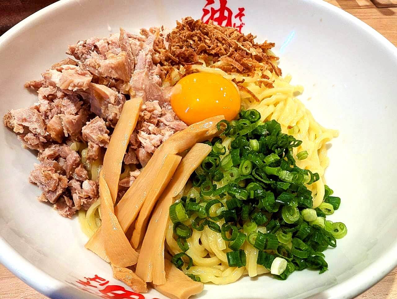 【味変無限大!】越谷駅エキア内の「元祖油堂 油そば エキア越谷店」で油そばを食べてきました【がやてっくグルメ】