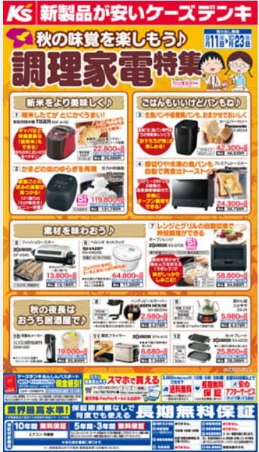 2022年9月11日(日)の越谷チラシ