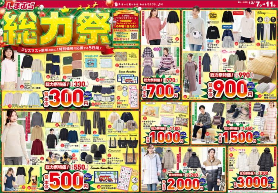 2022年12月11日(日)の越谷チラシ