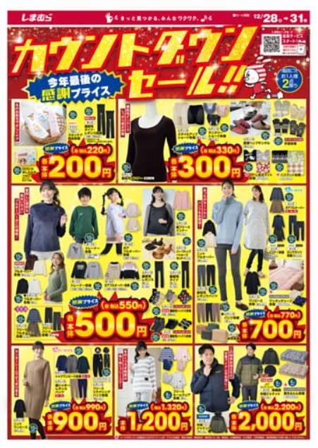 2022年12月28日(水)の越谷チラシ