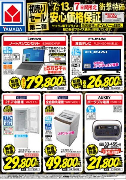2023年1月7日(土)の越谷チラシ
